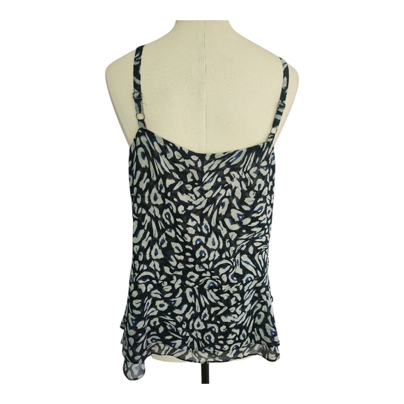 NWT Cabi Animal Print Ruffle Hem Cami Tank Top Size Small - Picture 5 of 10